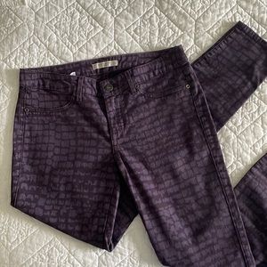 Rich & Skinny skinny jeans in purple print 28
